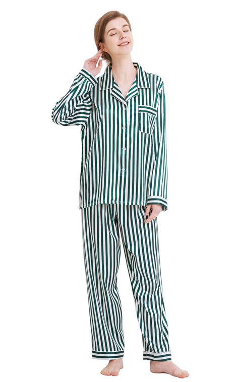 green and white pajamas|Women's Green Pajama Sets .